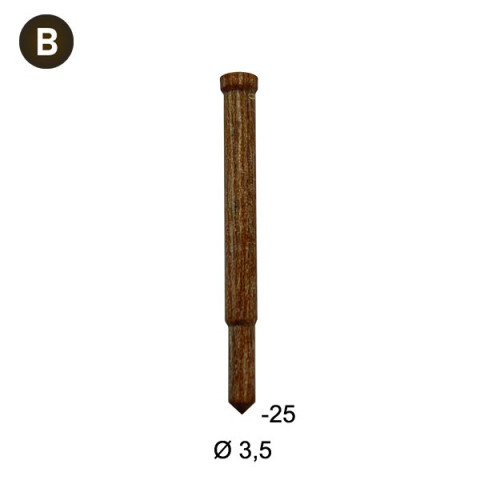 600 Pointes en bois Lignoloc® 35 x 25 avec tête - 16S3525W