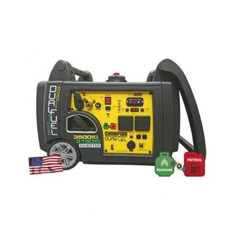 Champion groupe electrogène essence/gaz 3300w déma élec insonorisé - 73001i-df-eu