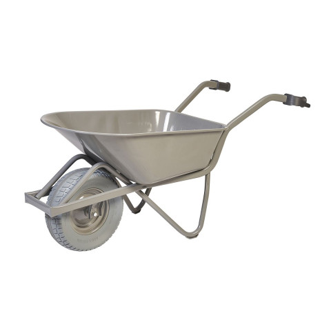 Brouette 80L, extra renforcée roue anti crevaison plus large
