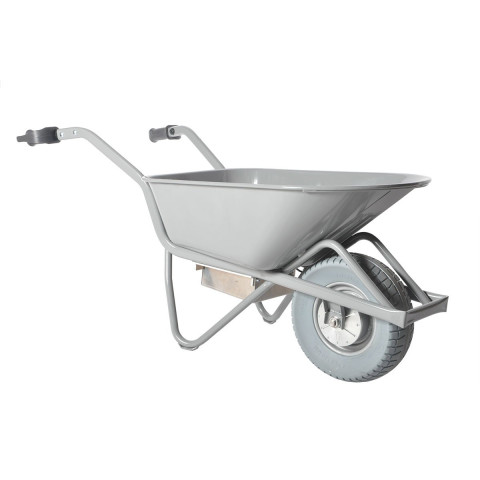 Brouette electrique  M-135 en acier caisse arrondie renforce