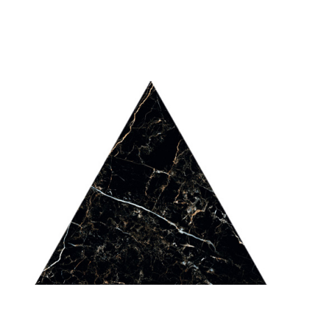 carrelage triangulaire imitation marbre noir et marron 23 2 x 20 1 cm portloren distriartisan