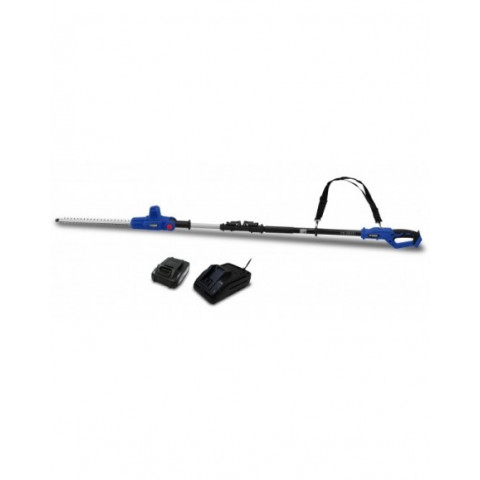 Taile-haie sur perche sans fil 20 v + 1 batterie lithium 2ah - hthp20vb2a