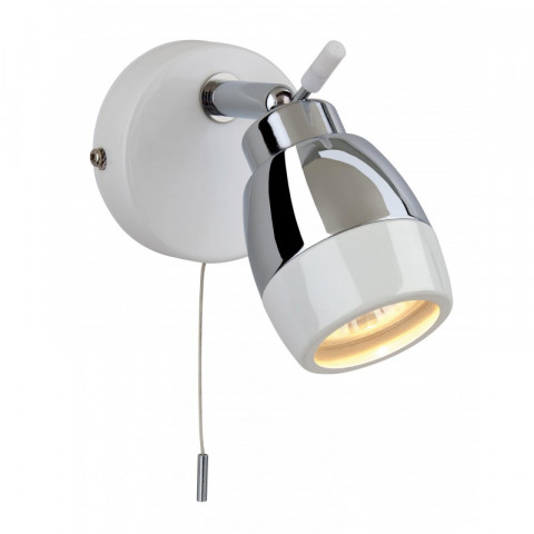 Applique marine, chrome / blanc