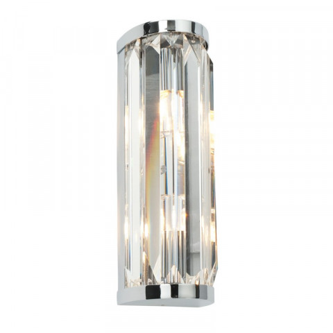 Applique crystal, chrome et cristal