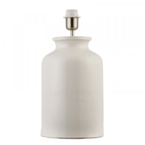 Lampe brampton, céramique ivoire, 41 cm, sans abat-jour