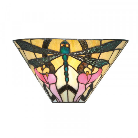 Applique ashton, verre et métal