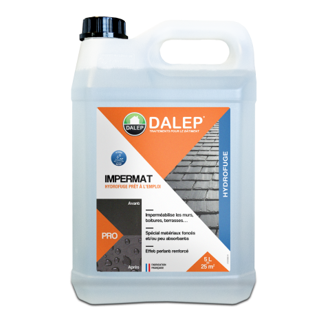 Impermat - hydrofuge spécial matériaux foncés 5l