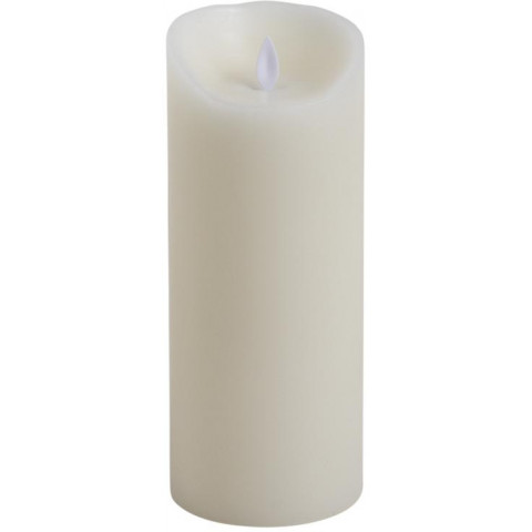 Bougie à led oscillante en cire véritable 9,5cm de diamètre taille 3