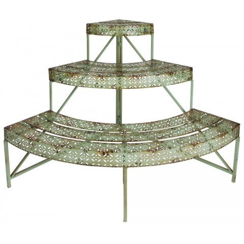 Etagère à plante d'angle industrielle