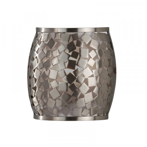 Applique zara, acier brossé, 1 ampoule