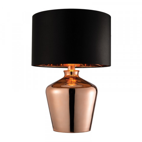 Lampe waldorf, cuivre, avec abat-jour