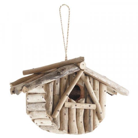 Nichoir oiseau en bois flotté