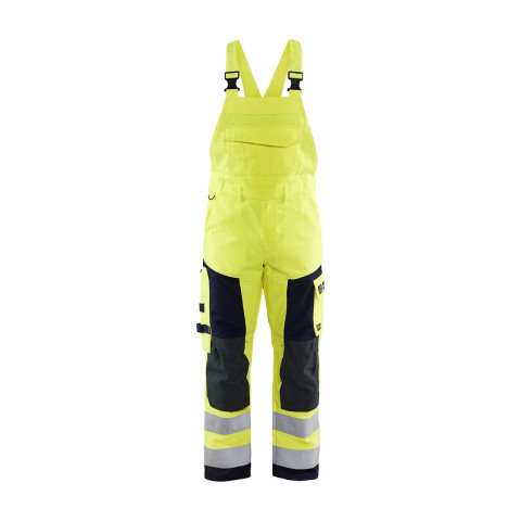 Cotte à bretelles multinormes Jaune-Fluo/Marine 26081514 - Taille au choix