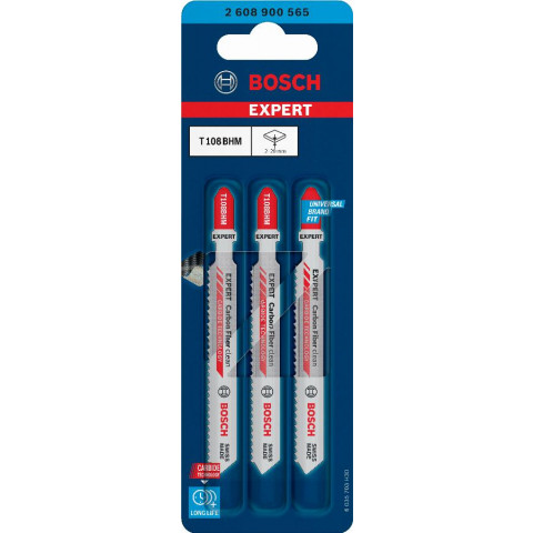 Carte 3 Lames Fibre de Carbone Expert 92 mm BOSCH T108BHM - 2608900565