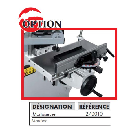 Mortaiseuse pour com 310 et com 310t - 270010