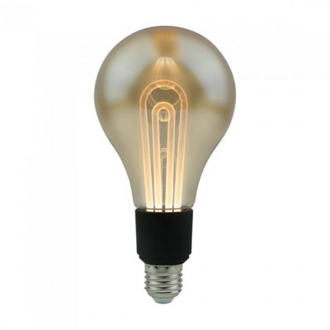 V-tac vt-2235 led ampoule 5w vintage g100 filament linéaire verre ambre e27 2200k – sku 2748