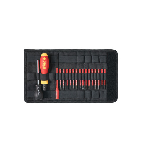 Jeu de tournevis dynamométriques WIHA TorqueVario®-S electric - 19 pièces - 36791