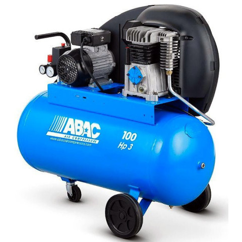 Compresseur d'air à pistons série line 400 v tri 100 l 20.2 m3/h 3 cv - a29b 100 ct3 abac