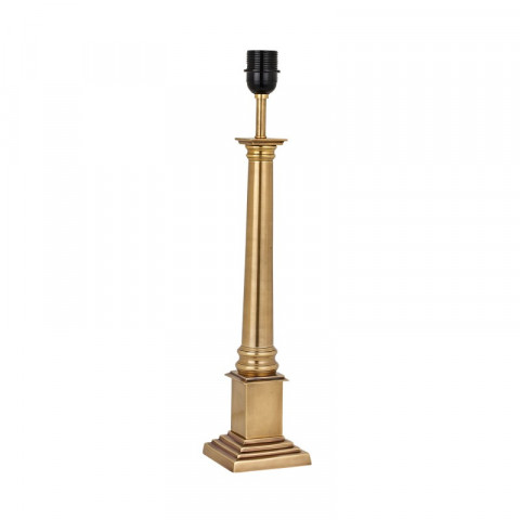 Base de lampe de table nelson, laiton (sans abat-jour)