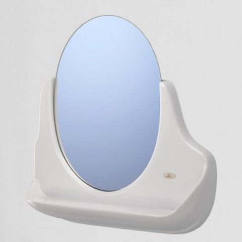 Miroir de salle de bain avec tablette serie iris duo
