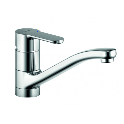 Mitigeur pour evier basse pression serie genf en laiton chromé