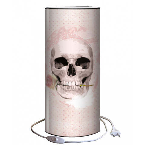 Lampe à poser romantic skull 30x12cm