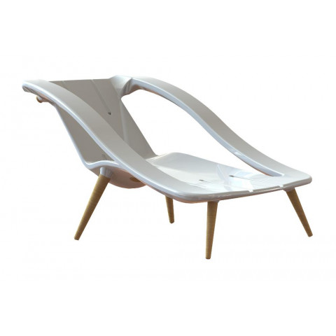 Fauteuil bain de soleil 2 en 1 - Couleur au choix