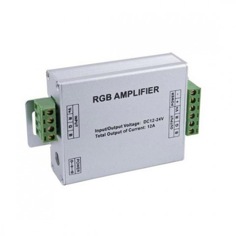 V-tac vt-2407 amplificateur de signal pour bande led rgb 12/24v - sku 3309