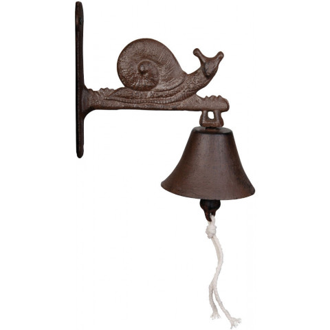 Cloche de jardin escargot en fonte
