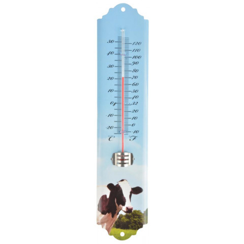 Thermomètre mural vache vache