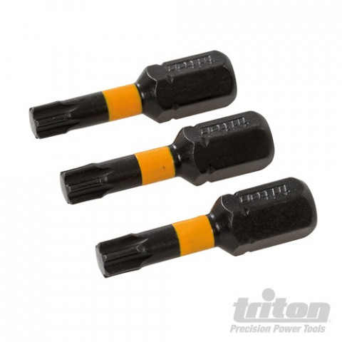3 embouts impact torx t10-15-20-25 et 30 acier s2