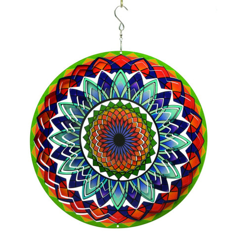 Mobile à vent design mandala