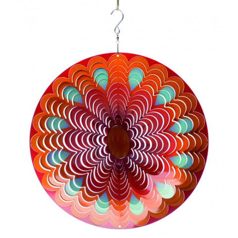 Mobile à vent design mandala sun