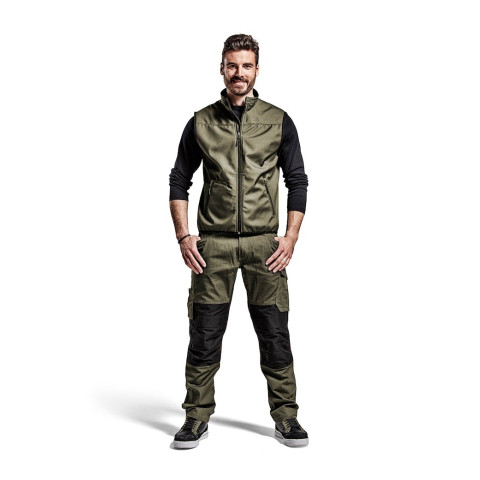 Gilet softshell +stretch sans manches 38502516 - Couleur et taille au choix