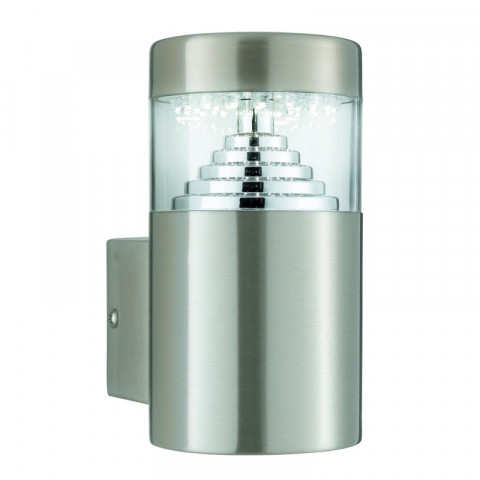 Applique cylindre led outdoor, en acier inoxydable et polycarbonate