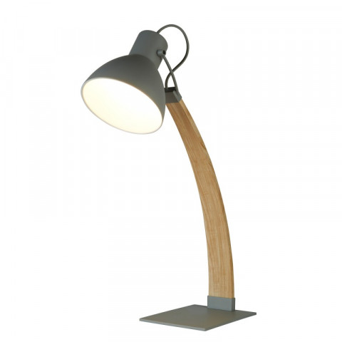 Lampe nanna, bois clair, avec abat-jour