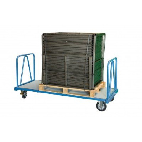 Chariot industriel pour charges longues 2000 x 1000 mm 1200 kg - 800007199
