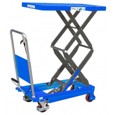 Table élévatrice manuelle double ciseaux 150 kg - 855007748