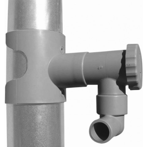 Récupérateur d'eau pour gouttière circulaire - Coloris au choix