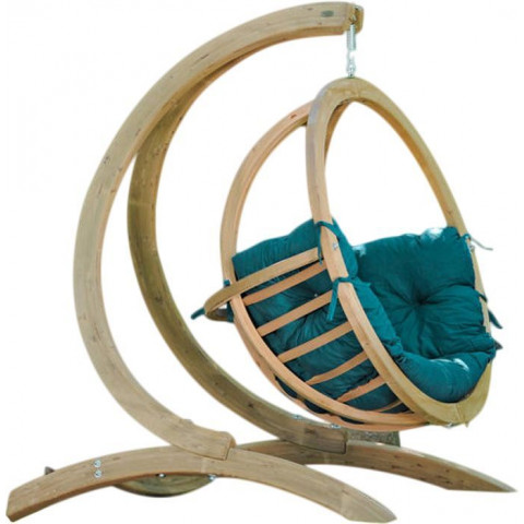 Balancelle globo chaise coussin et support - Couleur au choix