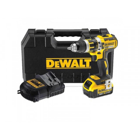 Coffret DCD796P1 perceuse visseuse à percussion 18V XR  + 1 x 5,0 Ah + chargeur DeWalt
