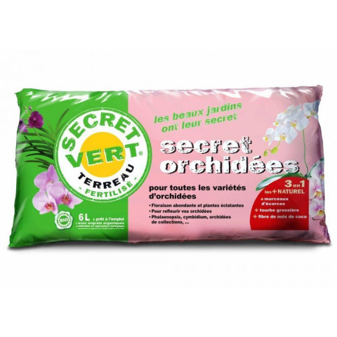 Terreau pour orchidées 1,2kg