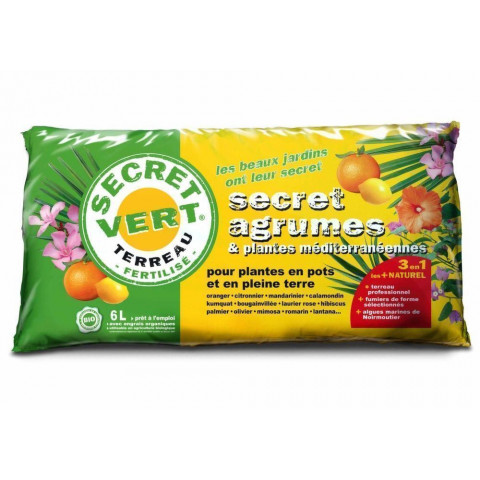 Terreau pour agrumes et plantes méditerranéennes 1,8kg