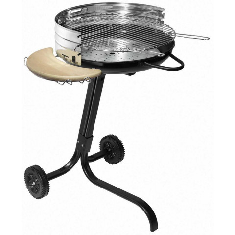 Barbecue à charbon sur roulettes star