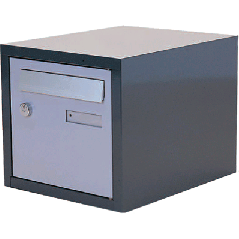 Boite à lettre securibox simple face decayeux - blanc - anti-vandalisme - 122831