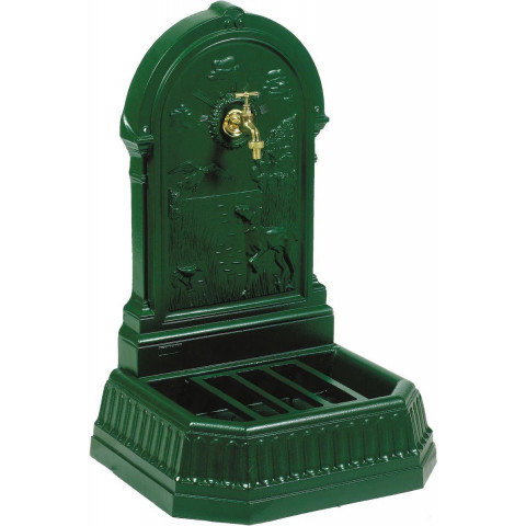 Fontaine murale de jardin chasse au marais