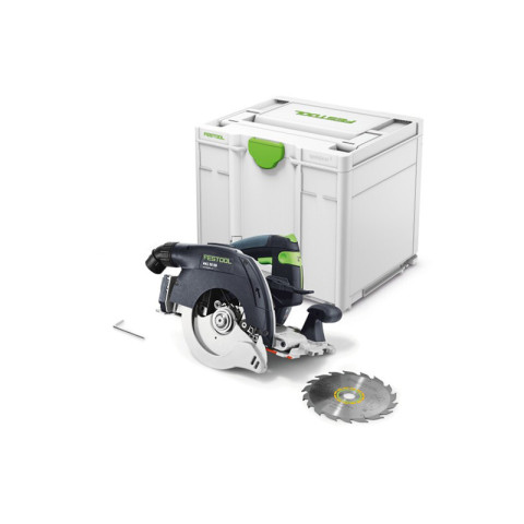 Scie circulaire à capot basculant sans fil HKC 55 EB-Basic-5,0 - FESTOOL - avec 1 batterie 18V 5.0Ah - Systainer - 577034