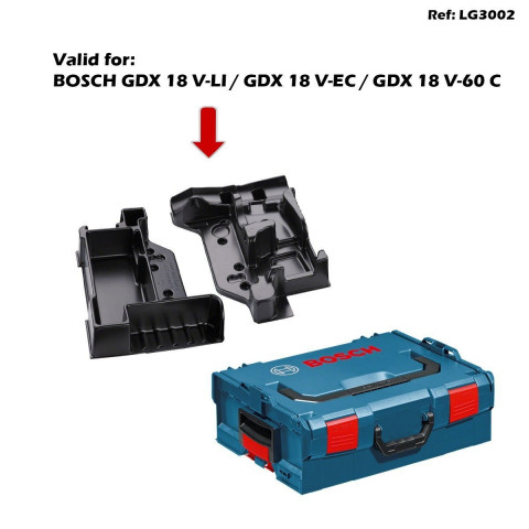 Coffret de transport L-Boxx 136 Bosch avec calage GDX 18 V-LI