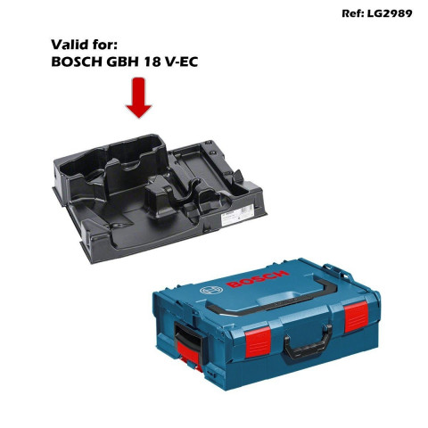 Coffret de transport L-Boxx 136 Bosch avec calage GBH 18 V-EC