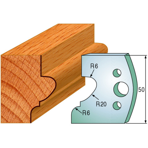 JEU DE 2 LIMITEURS 50x4mm 691.505